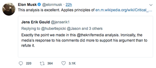 Illustration for article titled Elon Musk's Idea of 'Excellent' Journalism Comes From an Alleged Sex Cult
